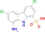 8-AMINO-3,6-DICHLORO-9H-CARBAZOLE-1-SULFONIC ACID