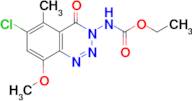 (6-CHLORO-8-METHOXY-5-METHYL-4-OXO-4H-BENZO[D][1,2,3]TRIAZIN-3-YL)-CARBAMIC ACID ETHYL ESTER