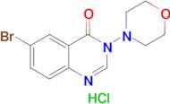 6-BROMO-3-MORPHOLIN-4-YL-3H-QUINAZOLIN-4-ONE, HYDROCHLORIDE