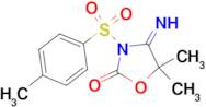4-IMINO-5,5-DIMETHYL-3-(TOLUENE-4-SULFONYL)-OXAZOLIDIN-2-ONE