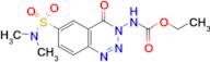 (6-DIMETHYLSULFAMOYL-4-OXO-4H-BENZO[D][1,2,3]TRIAZIN-3-YL)-CARBAMIC ACID ETHYL ESTER