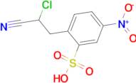 2-(2-CHLORO-2-CYANO-ETHYL)-5-NITRO-BENZENESULFONIC ACID