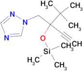 1-(2-TERT-BUTYL-2-TRIMETHYLSILANYLOXY-BUT-3-YNYL)-1H-[1,2,4]TRIAZOLE