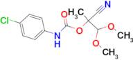 (4-CHLORO-PHENYL)-CARBAMIC ACID 1-CYANO-2,2-DIMETHOXY-1-METHYL-ETHYL ESTER