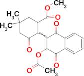 2-(3-ACETOXY-1,4-DIOXO-1,2,3,4-TETRAHYDRO-NAPHTHALEN-2-YL)-5,5-DIMETHYL-3-OXO-CYCLOHEX-1-ENECARB...