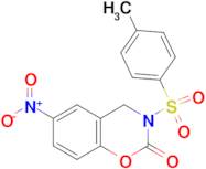 6-NITRO-3-(TOLUENE-4-SULFONYL)-3,4-DIHYDRO-BENZO[E][1,3]OXAZIN-2-ONE
