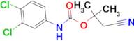 (3,4-DICHLORO-PHENYL)-CARBAMIC ACID 2-CYANO-1,1-DIMETHYL-ETHYL ESTER