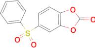 5-BENZENESULFONYL-BENZO[1,3]DIOXOL-2-ONE