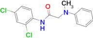 N-(2,4-DICHLORO-PHENYL)-2-(METHYL-PHENYL-AMINO)-ACETAMIDE