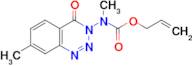 METHYL-(7-METHYL-4-OXO-4H-BENZO[D][1,2,3]TRIAZIN-3-YL)-CARBAMIC ACID ALLYL ESTER