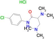 N-(4-CHLORO-PHENYL)-2,3-BIS-DIMETHYLAMINO-PROPIONAMIDE, HYDROCHLORIDE