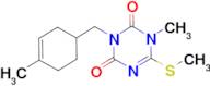 1-METHYL-3-(4-METHYL-CYCLOHEX-3-ENYLMETHYL)-6-METHYLSULFANYL-1H-[1,3,5]TRIAZINE-2,4-DIONE