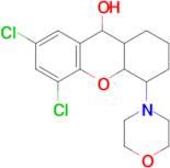 5,7-DICHLORO-4-MORPHOLIN-4-YL-2,3,4,4A,9,9A-HEXAHYDRO-1H-XANTHEN-9-OL