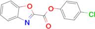 BENZOOXAZOLE-2-CARBOXYLIC ACID 4-CHLORO-PHENYL ESTER