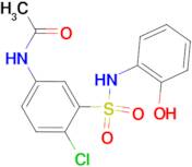 N-[4-CHLORO-3-(2-HYDROXY-PHENYLSULFAMOYL)-PHENYL]-ACETAMIDE