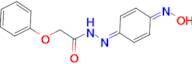 PHENOXY-ACETIC ACID (4-HYDROXYIMINO-CYCLOHEXA-2,5-DIENYLIDENE)-HYDRAZIDE