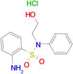 2-AMINO-N-(2-HYDROXY-ETHYL)-N-PHENYL-BENZENESULFONAMIDE, HYDROCHLORIDE