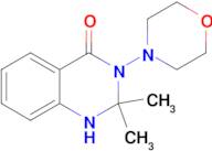 2,2-DIMETHYL-3-MORPHOLIN-4-YL-2,3-DIHYDRO-1H-QUINAZOLIN-4-ONE