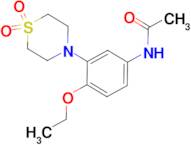 N-[3-(1,1-DIOXO-16-THIOMORPHOLIN-4-YL)-4-ETHOXY-PHENYL]-ACETAMIDE