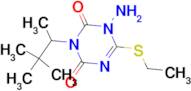 1-Amino-6-ethylsulfanyl-3-(1,2,2-trimethyl-propyl)-1H-[1,3,5]triazine-2,4-dione