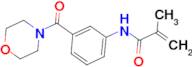 2-Methyl-N-[3-(morpholine-4-carbonyl)-phenyl]-acrylamide