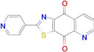 2-Pyridin-4-yl-thiazolo[4,5-g]quinoline-4,9-dione