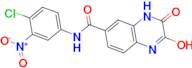 2,3-Dihydroxy-quinoxaline-6-carboxylic acid (4-chloro-3-nitro-phenyl)-amide