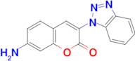 7-Amino-3-benzotriazol-1-yl-chromen-2-one