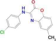 3-(4-Chloro-phenylamino)-6-methyl-benzo[1,4]oxazin-2-one