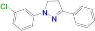 1-(3-Chloro-phenyl)-3-phenyl-4,5-dihydro-1H-pyrazole
