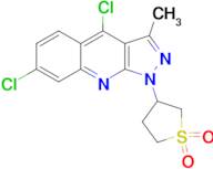 4,7-Dichloro-1-(1,1-dioxo-tetrahydro-16-thiophen-3-yl)-3-methyl-1H-pyrazolo[3,4-b]quinoline