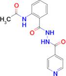 N-{2-[N'-(Pyridine-4-carbonyl)-hydrazinocarbonyl]-phenyl}-acetamide