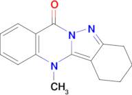 12-Methyl-1,3,4,12-tetrahydro-2H-indazolo[3,2-b]quinazolin-7-one