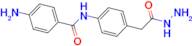 4-Amino-N-(4-hydrazinocarbonylmethyl-phenyl)-benzamide