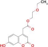 (7-Hydroxy-2-oxo-2H-chromen-4-yl)-acetic acid 2-ethoxy-ethyl ester