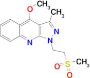 1-(2-Methanesulfonyl-ethyl)-4-methoxy-3-methyl-1H-pyrazolo[3,4-b]quinoline