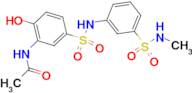 N-[2-Hydroxy-5-(3-methylsulfamoyl-phenylsulfamoyl)-phenyl]-acetamide