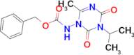 (3-Isopropyl-6-methyl-2,4-dioxo-3,4-dihydro-2H-[1,3,5]triazin-1-yl)-carbamic acid benzyl ester