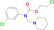 (3-Chloro-phenyl)-piperidin-1-ylmethyl-carbamic acid 2-chloro-ethyl ester