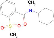 N-Cyclohexyl-2-methanesulfonyl-N-methyl-benzamide