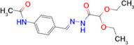 N-{4-[(2,2-Diethoxy-acetyl)-hydrazonomethyl]-phenyl}-acetamide