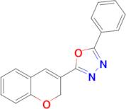 2-(2H-Chromen-3-yl)-5-phenyl-[1,3,4]oxadiazole