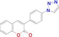 3-(4-[1,2,3]Triazol-1-yl-phenyl)-chromen-2-one