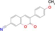 3-(4-Methoxy-phenyl)-2-oxo-2H-chromene-7-carbonitrile