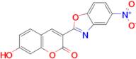 7-Hydroxy-3-(5-nitro-benzooxazol-2-yl)-chromen-2-one