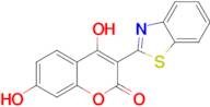 3-Benzothiazol-2-yl-4,7-dihydroxy-chromen-2-one