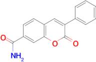 2-Oxo-3-phenyl-2H-chromene-7-carboxylic acid amide