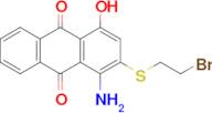 1-Amino-2-(2-bromo-ethylsulfanyl)-4-hydroxy-anthraquinone