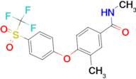 3,N-Dimethyl-4-(4-trifluoromethanesulfonyl-phenoxy)-benzamide