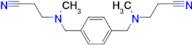 3-[(4-{[(2-Cyano-ethyl)-methyl-amino]-methyl}-benzyl)-methyl-amino]-propionitrile